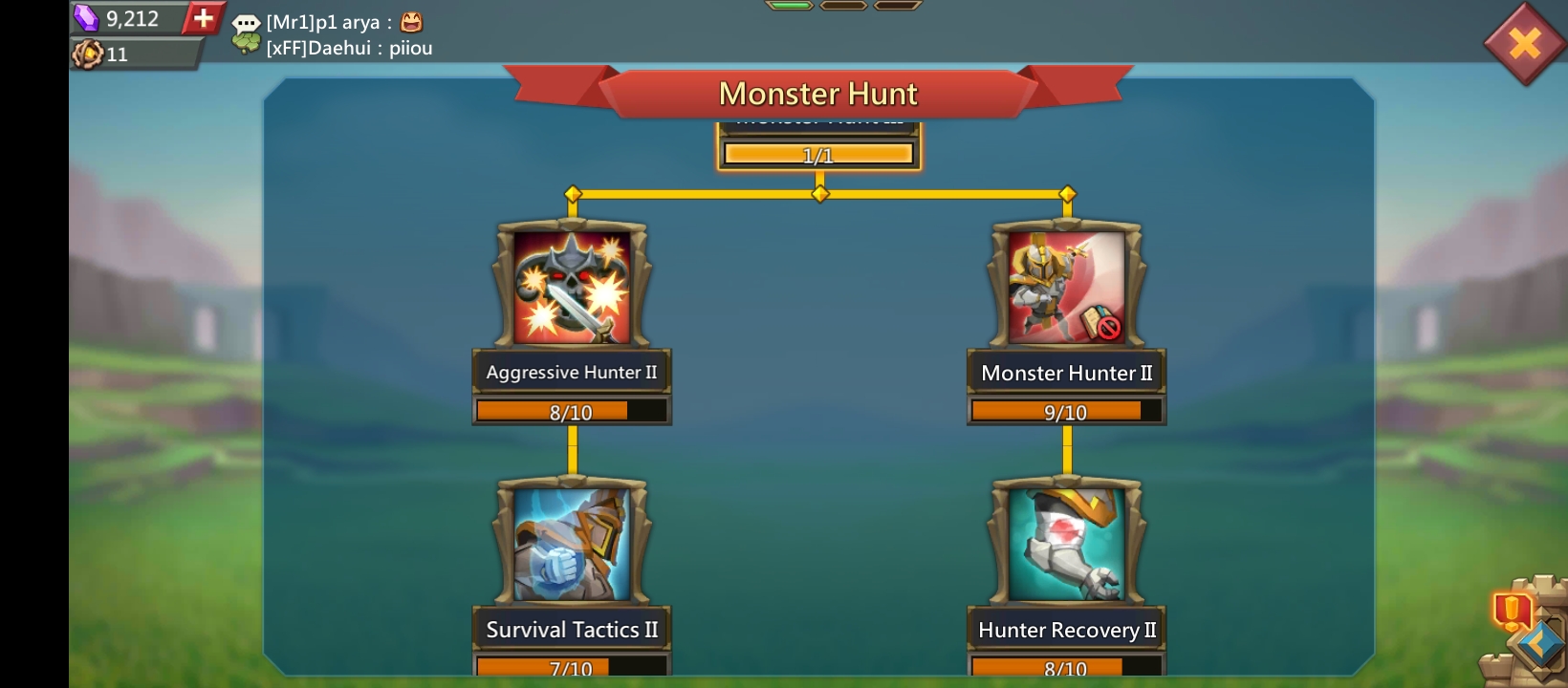 Mini account in a restricted k